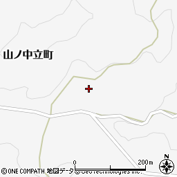 愛知県豊田市山ノ中立町東洞周辺の地図