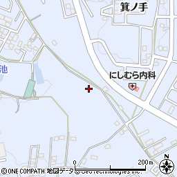 愛知県日進市赤池町箕ノ手2-1836周辺の地図