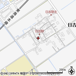 滋賀県近江八幡市日吉野町409周辺の地図