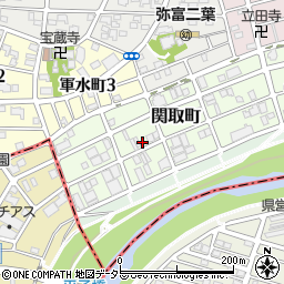 愛知県名古屋市瑞穂区関取町34周辺の地図