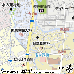 静岡県三島市南田町1-29周辺の地図