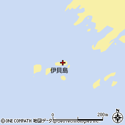 伊貝島周辺の地図