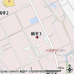 愛知県弥富市鍋平周辺の地図