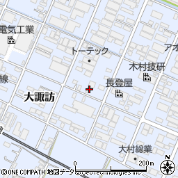 静岡県沼津市大諏訪813-1周辺の地図