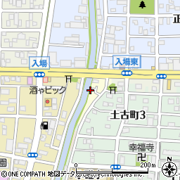 愛知県名古屋市港区入場町周辺の地図