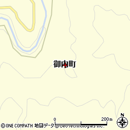 愛知県豊田市御内町周辺の地図