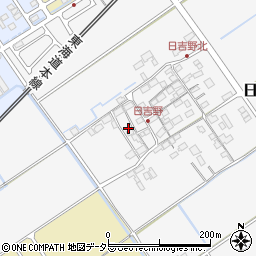 滋賀県近江八幡市日吉野町417周辺の地図