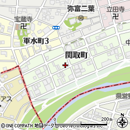 愛知県名古屋市瑞穂区関取町37-2周辺の地図