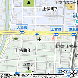 愛知県名古屋市港区川西通5丁目15周辺の地図