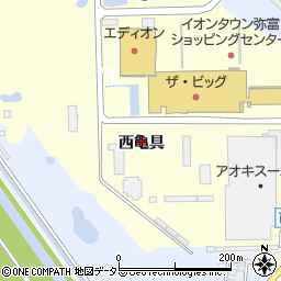 愛知県弥富市五明町（西亀具）周辺の地図