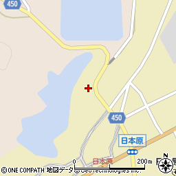 岡山県津山市日本原87周辺の地図