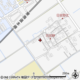滋賀県近江八幡市日吉野町427周辺の地図