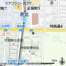 愛知県名古屋市港区川西通5丁目39周辺の地図