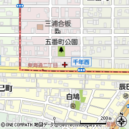 東京理容周辺の地図