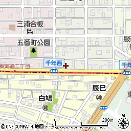 愛知県名古屋市熱田区三番町21-12周辺の地図