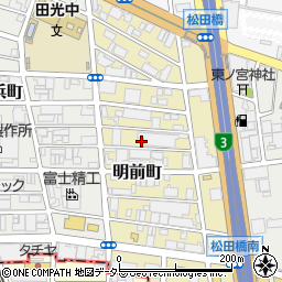 愛知県名古屋市瑞穂区明前町8-28周辺の地図