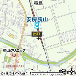 勝山駅周辺の地図