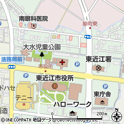 東近江合同庁舎周辺の地図