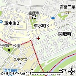 愛知県名古屋市瑞穂区関取町4-2周辺の地図