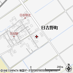 滋賀県近江八幡市日吉野町204周辺の地図