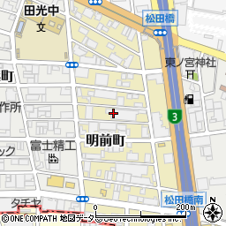 愛知県名古屋市瑞穂区明前町8周辺の地図