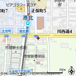 愛知県名古屋市港区川西通5丁目39-1周辺の地図