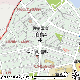 押草団地403棟西周辺の地図