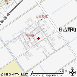 滋賀県近江八幡市日吉野町399周辺の地図