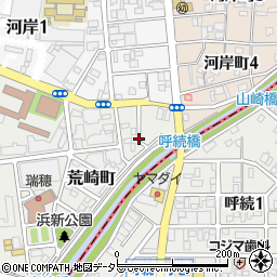愛知県名古屋市瑞穂区荒崎町2周辺の地図
