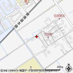滋賀県近江八幡市日吉野町428周辺の地図