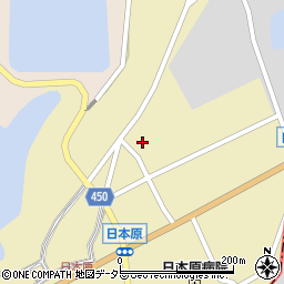 岡山県津山市日本原42周辺の地図