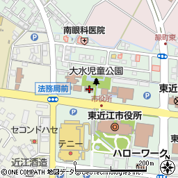 東近江労働基準監督署周辺の地図