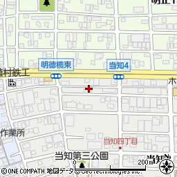 愛知県名古屋市港区当知4丁目203周辺の地図