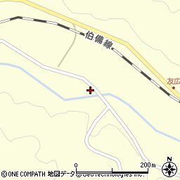 鳥取県日野郡日南町中石見1692周辺の地図