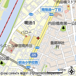 ヤングドライ内田橋店周辺の地図