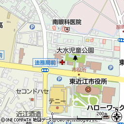 東近江簡易裁判所周辺の地図