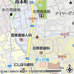 静岡県三島市南田町1周辺の地図