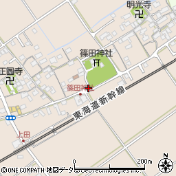 篠田会館周辺の地図