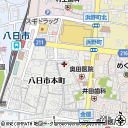 八日市桜館周辺の地図