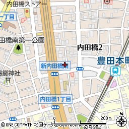 内田橋接骨院周辺の地図