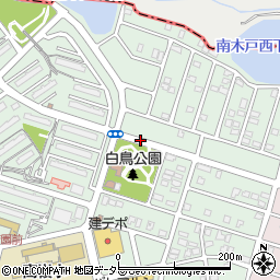 白鳥公園北周辺の地図