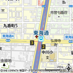 ファミリーマート東海通駅前店周辺の地図
