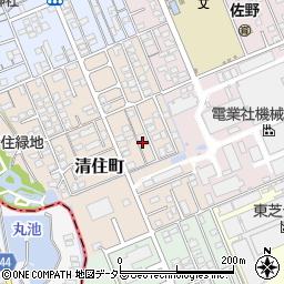 静岡県一人親方建設業組合周辺の地図