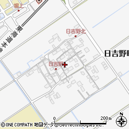滋賀県近江八幡市日吉野町395周辺の地図