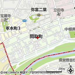 愛知県名古屋市瑞穂区関取町93周辺の地図