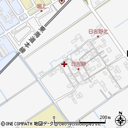 滋賀県近江八幡市日吉野町416周辺の地図