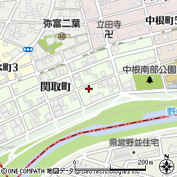 愛知県名古屋市瑞穂区関取町周辺の地図