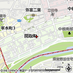 愛知県名古屋市瑞穂区関取町97周辺の地図