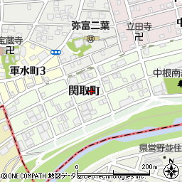 愛知県名古屋市瑞穂区関取町94周辺の地図