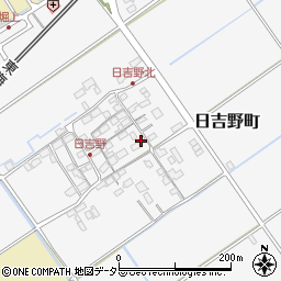滋賀県近江八幡市日吉野町376周辺の地図